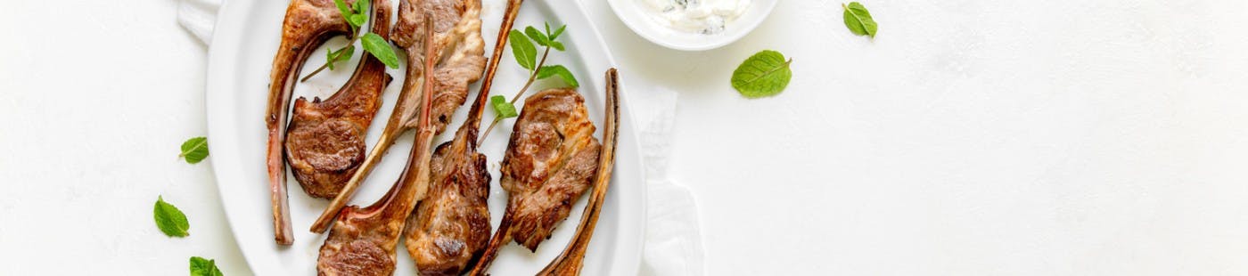 Mediterranean Grilled Lamb Chops with Tzatziki Sauce