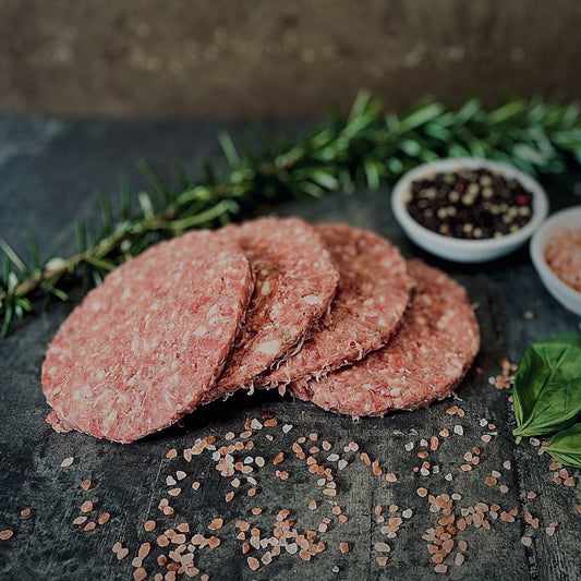LAMB, ROSEMARY & GARLIC PATTIES