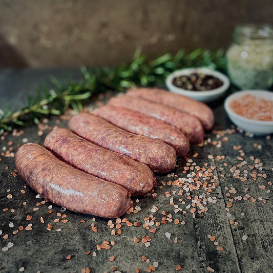 BEEF & CRACKED PEPPER SAUSAGES